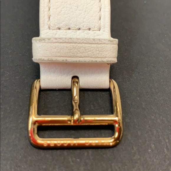 EUC Marc by Marc Jacobs White Leather Watch - Picture 11 of 16